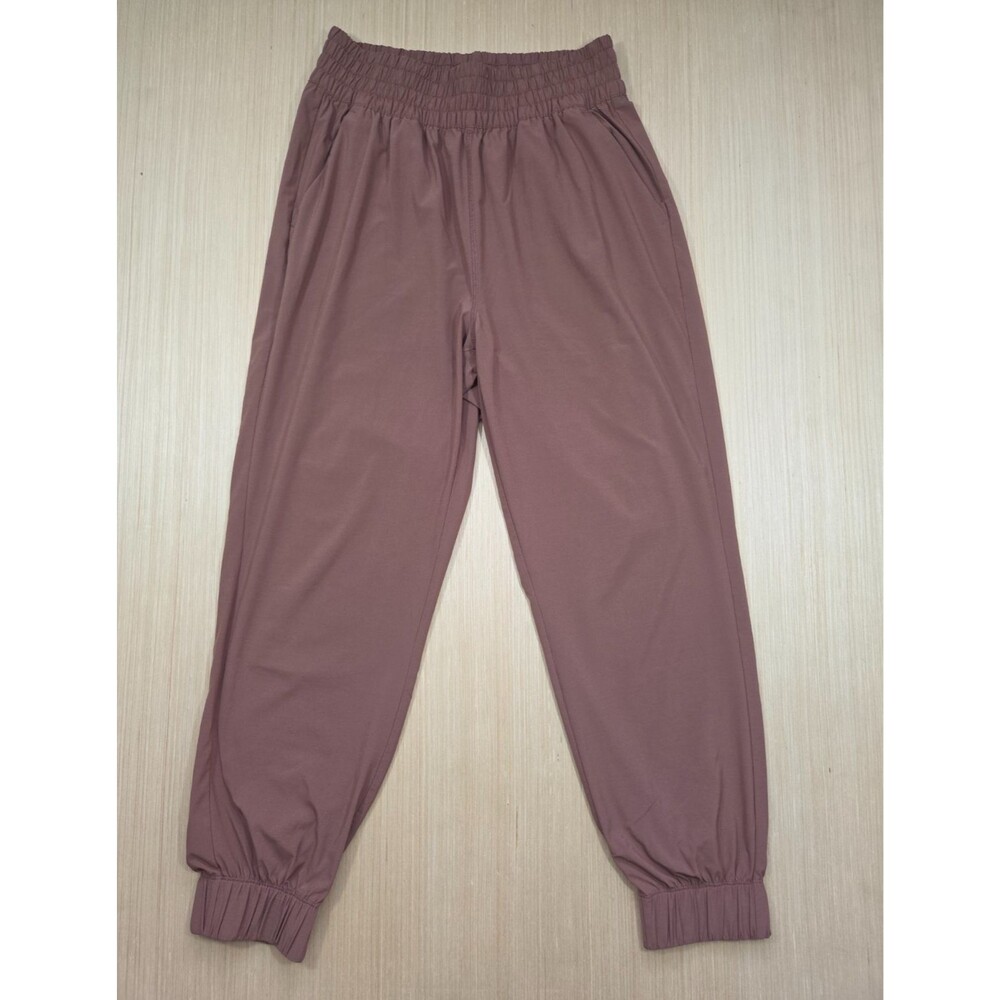 VUORI Women's Size Small Villa Jogger Pants Elastic Waist In Hazelnut Excellent